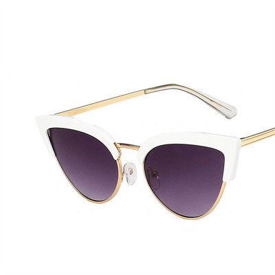 2023 Anti Blue Light Prillid Naistele Metallist Trend Cat Eye Poolraamiga prilliraamid Naiste Silmade Klaasiraamide Hulgimüük