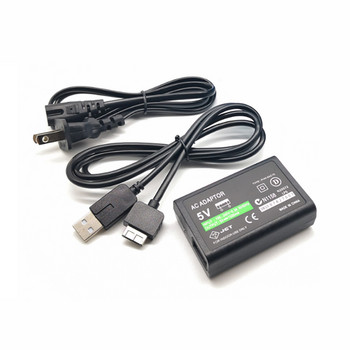 Стенно зарядно устройство AC захранване AC адаптер с USB кабел за зареждане за Sony PlayStation PSVITA PS Vita PSV 1000 PSV1000 EU/US Plug