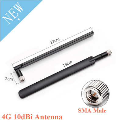 4G Antenna SMA Male 10dBi for 4G LTE Router External Antenna Support 4G/GSM/GPRS