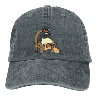 Pure Color Dad Hats Дамска шапка Angry Pingu Слънчева козирка Бейзболни шапки Noot Pingu Pinga Penguin TV Peaked Cap