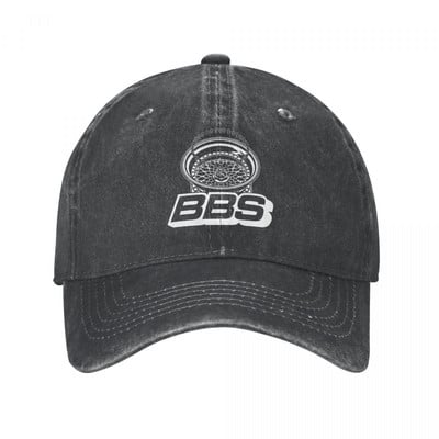 Retro BBS motociklų lenktynių beisbolo kepurė Retro Distressed skalbti motociklų galvos apdangalai Unisex lauko golfo reguliuojamos tinkančios kepuraitės