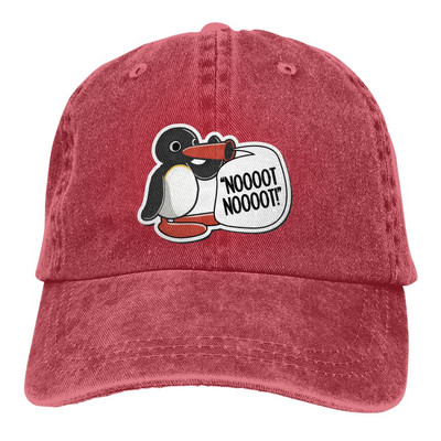 Nyári sapka napellenző klasszikus hip-hop sapkák Noot Pingu Pinga Penguin TV Cowboy kalap csúcsos kalapok