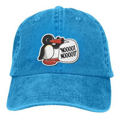 Nyári sapka napellenző klasszikus hip-hop sapkák Noot Pingu Pinga Penguin TV Cowboy kalap csúcsos kalapok