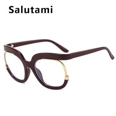 Prevelike četvrtaste dugine anti-plave svjetleće naočale za žene Vintage zeleni okvir za računalne naočale Ženske nijanse Gafas De Sol