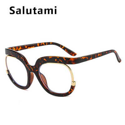 Prevelike četvrtaste dugine anti-plave svjetleće naočale za žene Vintage zeleni okvir za računalne naočale Ženske nijanse Gafas De Sol