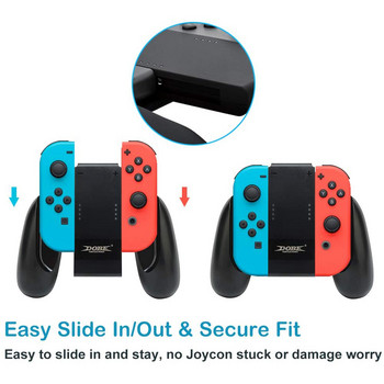 Χειρολαβή φόρτισης φορτιστής βάσης βάσης φορτιστή για Nintendo Switch Joy-Con NS Handle Controller Charger