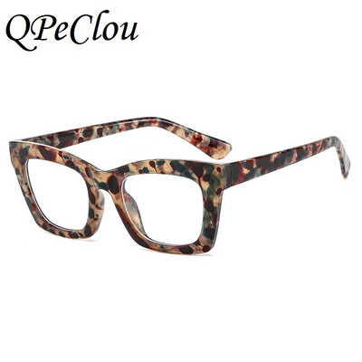2022 m. nauji vintažiniai mažo kvadratinio spausdinimo rėmeliai, optiniai anti-mėlyni akiniai moterims, madingi, patogūs akiniai, moteriški akiniai