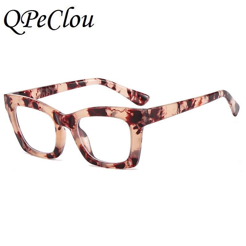 2022 m. nauji vintažiniai mažo kvadratinio spausdinimo rėmeliai, optiniai anti-mėlyni akiniai moterims, madingi, patogūs akiniai, moteriški akiniai