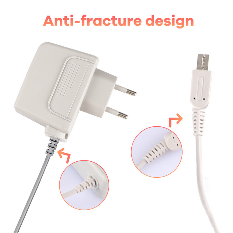3DS XL töltő, AC adapter töltő Nintendo 3DS/3DS XL/Új 3DS/New3DS XL készülékekhez , Otthoni utazási töltő fali hálózati adapter