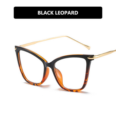 2022 г. Нови ретро дамски рамки за очила Класически марков дизайнер Луксозна метална рамка Дамски очила с котешки очи Модерни люнети Ретро