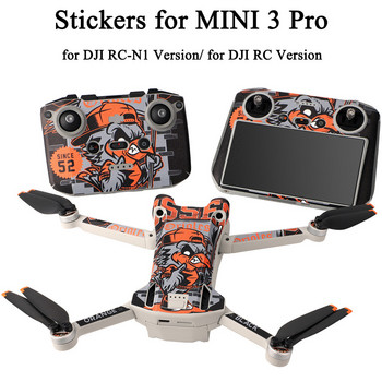 Για DJI Mini 3 Pro Camera Drone Decals Accessories Αυτοκόλλητα με ταινία τηλεχειριστηρίου οθόνης για αξεσουάρ DJI Mini 3 Pro Drone