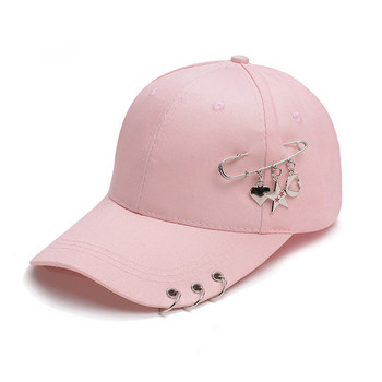 Hat Love Summer New Snapback Мъжки Дамски шапки Дишащи едноцветни прости шапки Sun Boys Ring Регулируема бейзболна шапка