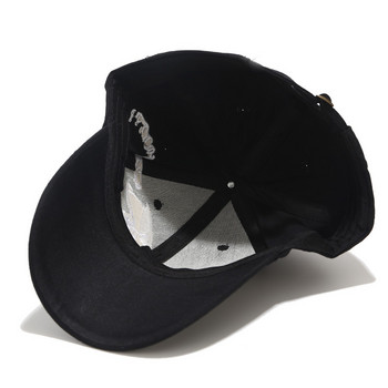 Casual βαμβακερό αθλητικό καπέλο μπέιζμπολ Κεντημένο κρανίο Καπάκι Ανδρική μόδα Γυναικείο Ελαστικό ανδρικό καπέλο Hip Hop Snapback Καπάκι