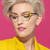 Retro trokutasti okvir za naočale s mačjim okom, ravno ogledalo 2023, nove TR90 naočale protiv plave svjetlosti, okviri za ženske naočale, veleprodaja