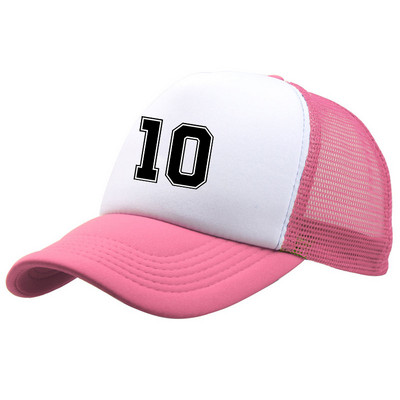 Klasszikus 10-es futballhálós Snapback sapka uniszex, hétköznapi horgászsapka, nő, férfi, szabadtéri napozósapka, fiú, apa sapka