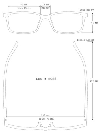 Модни оптични рамки TR90 за мъже и жени с квадратни оптични рамки с цяла рамка за лещи с рецепта Миопия Четене Мултифокални