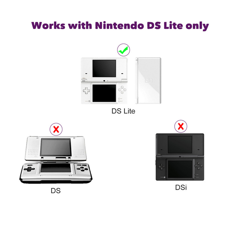 DS Lite laadija, vahelduvvooluadapter Nintendo DS Lite süsteemidele toitelaadija, seinareisilaadija toitejuhtme laadimiskaabel 5,2 V 450 mA