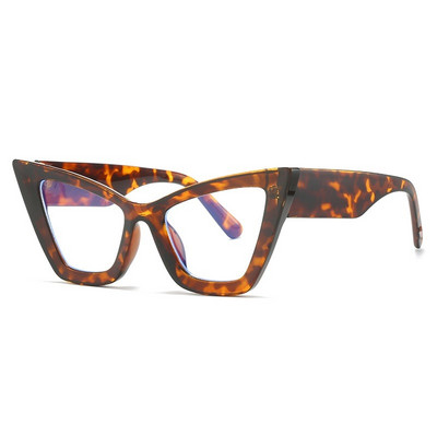 Vintage preveliki četvrtasti okvir za naočale protiv plave svjetlosti za žene Nove modne prozirne mačje oko naočale za računalo Ženske nijanse