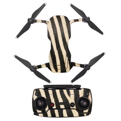 Autocolant stil de imprimare leopard autocolant piele de vinil pentru dronă DJI Mavic Air + telecomenzi + capac de film de protecție pentru 3 baterii