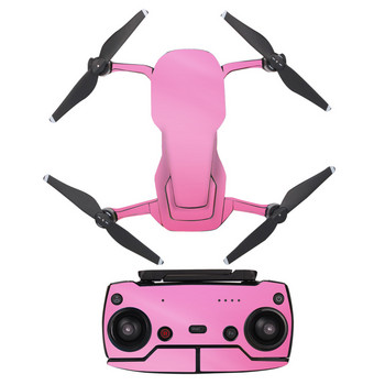 Стикер в розов стил, винилов стикер за кожа за DJI Mavic Air Drone + дистанционни управления + 3 батерии, защитен филм, капак