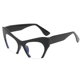 Винтидж модерна рамка за очила с котешки очи за жени 2023 г. Модни очила против синя светлина Мъжки оптични модерни очила с голям размер