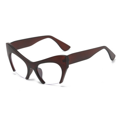 Vintage kaasaegne naiste kassisilmade raam 2023. aasta moodne antisinised heledad prillid meeste optilised trendikad ülisuured prillid