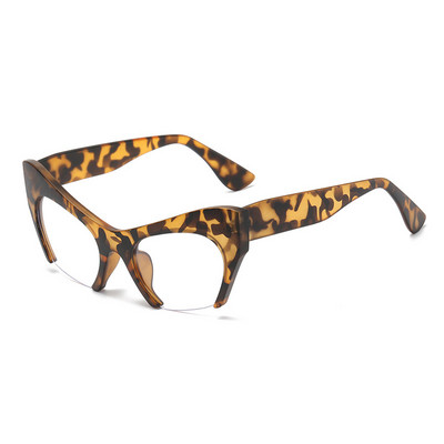 Vintage kaasaegne naiste kassisilmade raam 2023. aasta moodne antisinised heledad prillid meeste optilised trendikad ülisuured prillid