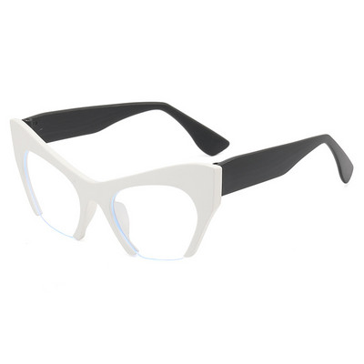 Vintage kaasaegne naiste kassisilmade raam 2023. aasta moodne antisinised heledad prillid meeste optilised trendikad ülisuured prillid