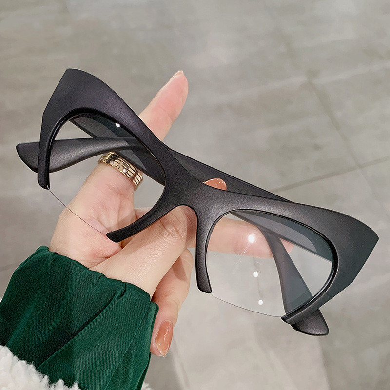 Vintage kaasaegne naiste kassisilmade raam 2023. aasta moodne antisinised heledad prillid meeste optilised trendikad ülisuured prillid