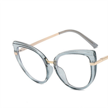Котешко око 2023 Нови очила TR90 против синя светлина за жени Ретро рамки за очила Рамки за мъже