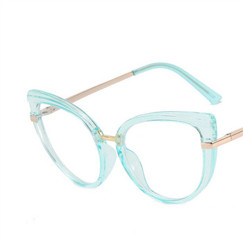 Cat Eye 2023 Νέα TR90 Anti Blue Light γυαλιά για γυναίκες Ρετρό σκελετός Γυαλιά οράσεως Ανδρικά