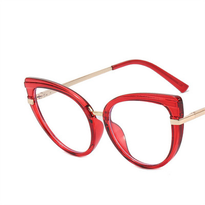 Cat Eye 2023 uued TR90 Anti Blue Light prillid naistele Retro raamiga prilliraamid meestele