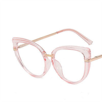 Cat Eye 2023 uued TR90 Anti Blue Light prillid naistele Retro raamiga prilliraamid meestele