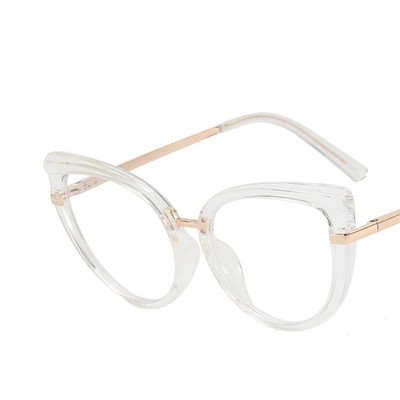 Cat Eye 2023 uued TR90 Anti Blue Light prillid naistele Retro raamiga prilliraamid meestele
