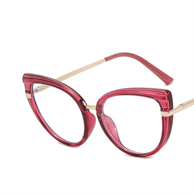 Cat Eye 2023 uued TR90 Anti Blue Light prillid naistele Retro raamiga prilliraamid meestele