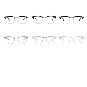 2023 Ретро очила с половин рамка за късогледство Мъжки TR90 Очила против синя светлина Дамски рамки за очила за жени Мъжки продажби на едро