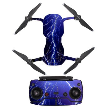 Αυτοκόλλητο Skin Vinyl Decal Style Lightning για DJI Mavic Air Drone + τηλεχειριστήρια + 3 μπαταρίες προστατευτικό κάλυμμα φιλμ