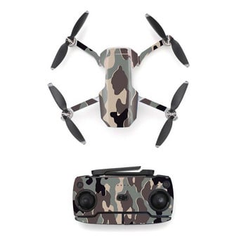 Αυτοκόλλητο αδιάβροχο δέρμα σε στυλ Fashion Camouf για DJI Mavic Mini Drone and Remote Controller Decal Vinyl Skins Cover 5 Styles