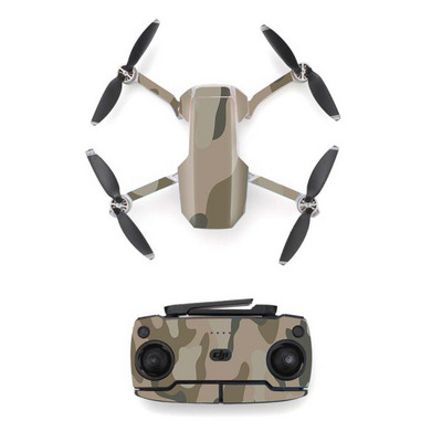Моден камуфен стил Водоустойчив стикер за кожа за DJI Mavic Mini Drone и дистанционно управление Decal Vinyl Skins Cover 5 стила