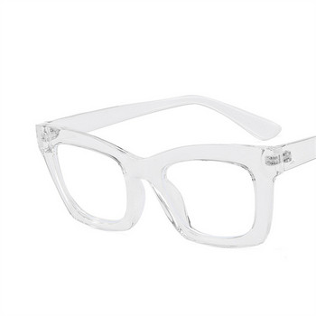 2022 Simple Square Frame TR90 Σκελετοί γυαλιών γυαλιών για γυναίκες Νέος σκελετός γυαλιών επίπεδης φακού από γυαλί Anti Blue Light