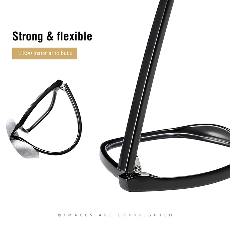 JULI EYEWEAR Sinised valgust blokeerivad prillid meestele, naiste kandiline optiline raam arvuti peegeldusvastased UV-kaitsega prillid 6037