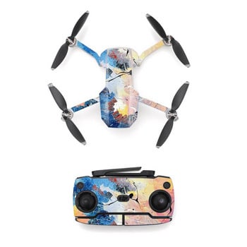 Графити Стил Водоустойчив кожен стикер за DJI Mavic Mini Drone и дистанционно управление Decal Vinyl Skins Cover 3 стила