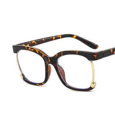 Ochelari optici cu jumătate de cadru de epocă Rame de prescripție Ochelari de vedere anti-lumină albastră pentru femei Ochelari de computer cu blocare a strălucirii pentru femei