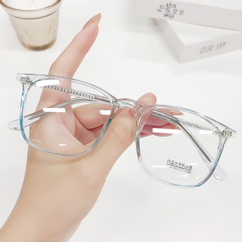 Γυαλιά συνταγής Blue Light Φακοί υπολογιστή Myopia Glasses TR90 Τετράγωνα Γυναικεία Διαφανή Γυαλιά Διαφανή