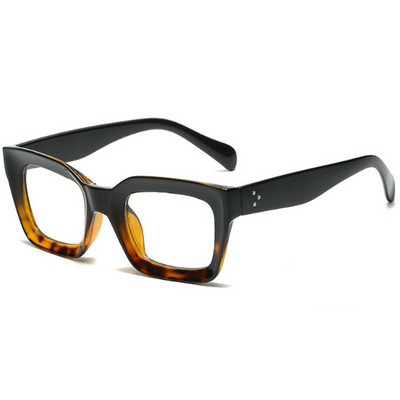 Μόδα Vintage τετράγωνα γυαλιά Γυναικεία επώνυμη σχεδίαση Οπτικά γυαλιά οράσεως Σκελετός καθαρού διαφανούς φακού Γυαλιά Retro Oculos