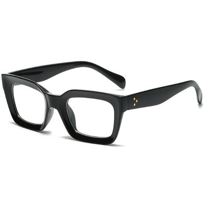 Μόδα Vintage τετράγωνα γυαλιά Γυναικεία επώνυμη σχεδίαση Οπτικά γυαλιά οράσεως Σκελετός καθαρού διαφανούς φακού Γυαλιά Retro Oculos