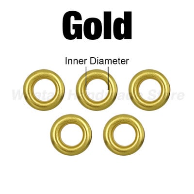 100 rinkinių 5 mm kilpos tarpiklis su poveržle apvalūs metaliniai žiedai, skirti pasidaryk pats, odiniai gaminiai taisyti batus krepšys, drabužiai, diržai, skrybėlių priedai