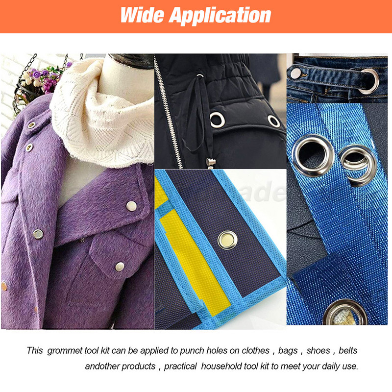 100 rinkinių 5 mm kilpos tarpiklis su poveržle apvalūs metaliniai žiedai, skirti pasidaryk pats, odiniai gaminiai taisyti batus krepšys, drabužiai, diržai, skrybėlių priedai