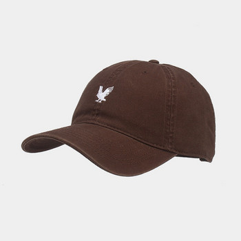 Пролетна памучна бейзболна шапка с бродерия на орел, регулируема шапка на открито за мъже и жени 142