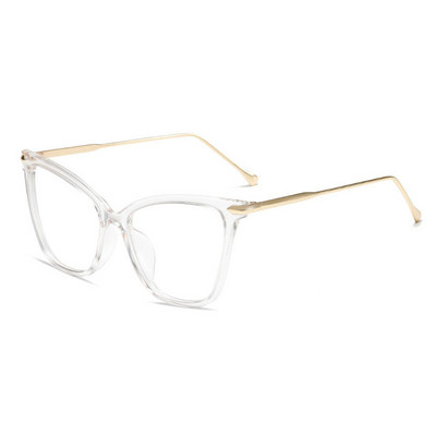 Madingi kačių akių akinių rėmeliai moterims Seksualūs dideli metaliniai rėmeliai prabangūs prekės ženklo dizaino moteriški optiniai akiniai akiniai